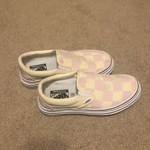 Platform Comfy Cush Checkered Vans